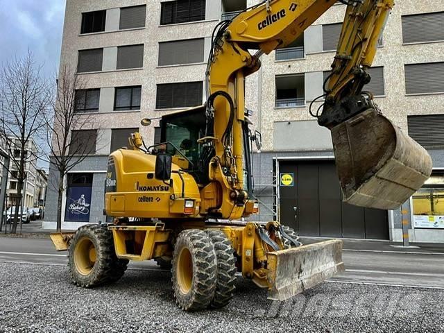 Komatsu PW 98 MR Kolesové rýpadlá
