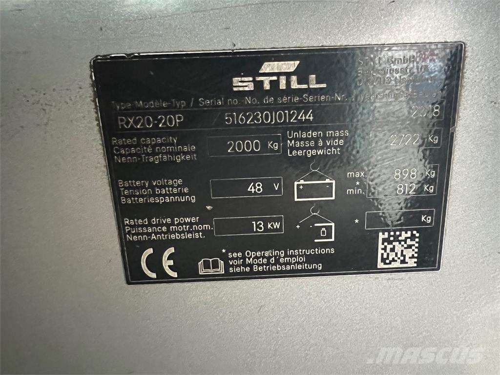 Still RX20-20P Akumulátorové vozíky