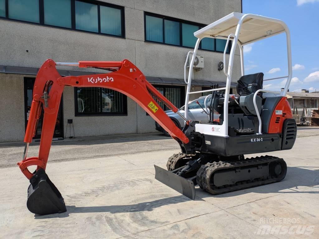 Kubota KX 36-3 Mini rýpadlá < 7t