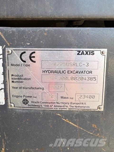 Hitachi ZX 225 Pásové rýpadlá