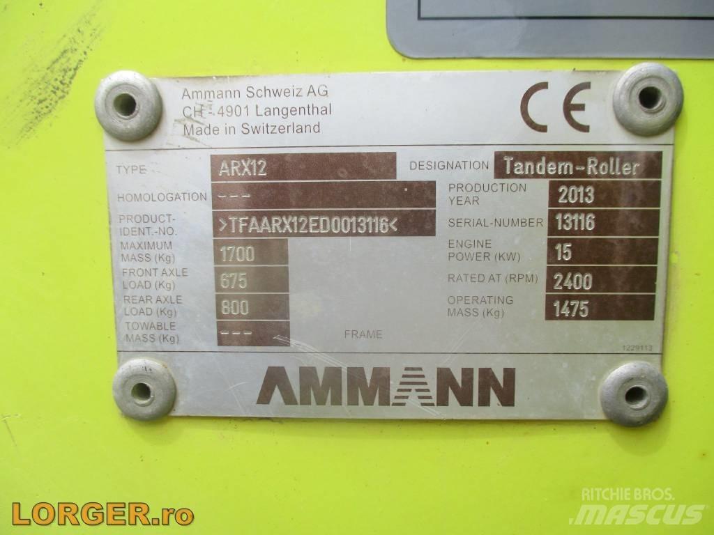 Ammann ARX 12 Tandemové valce