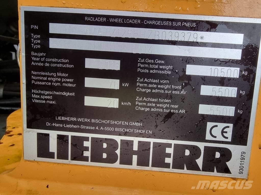 Liebherr L 514 Kolesové nakladače