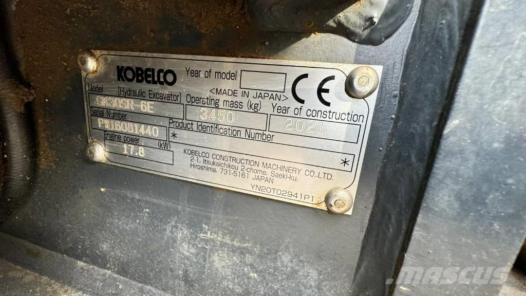 Kobelco SK 30 SR-6E Mini rýpadlá < 7t