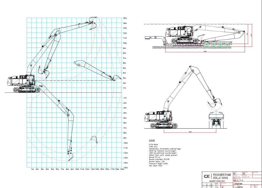 Volvo EC 530 EL Rýpadlá s dlhým dosahom