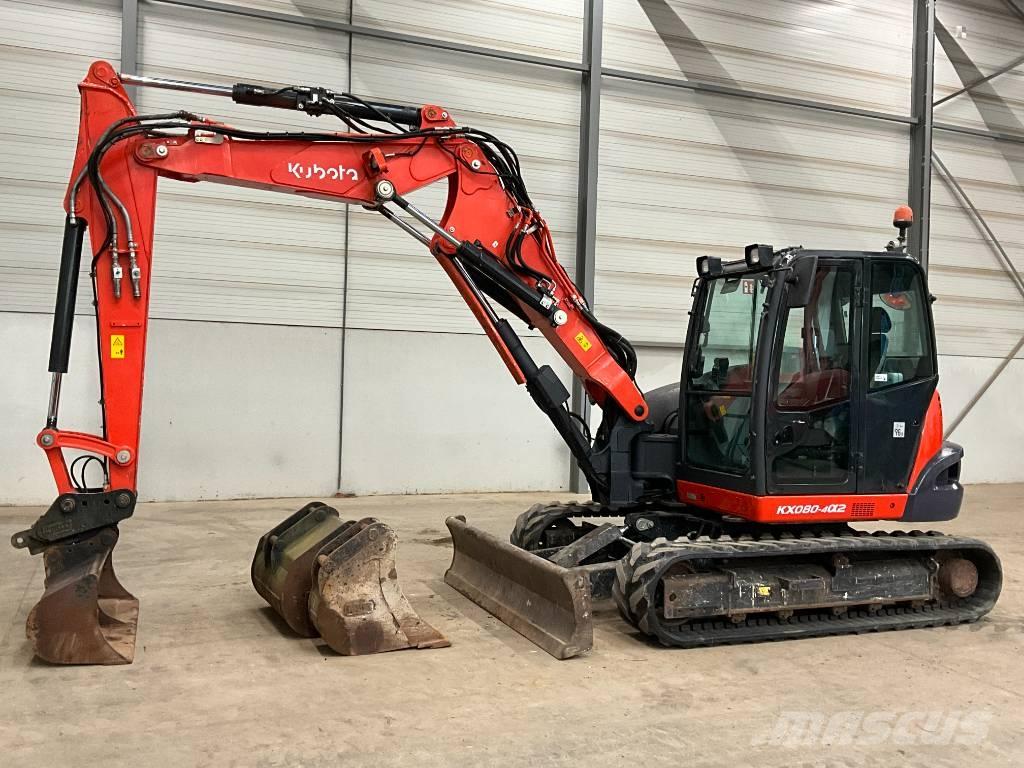 Kubota KX 080-4 A 2 Midi rýpadlá 7 t - 12 t