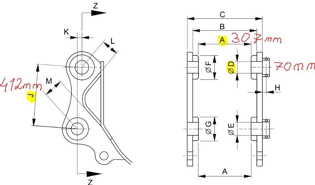 PMC HPB121_HX160 Lopaty