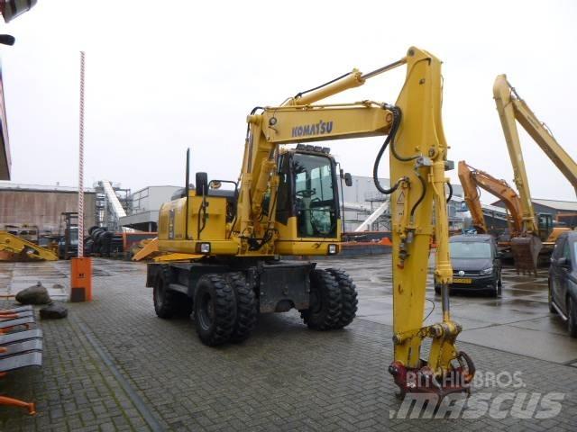 Komatsu PW 140-7 Kolesové rýpadlá
