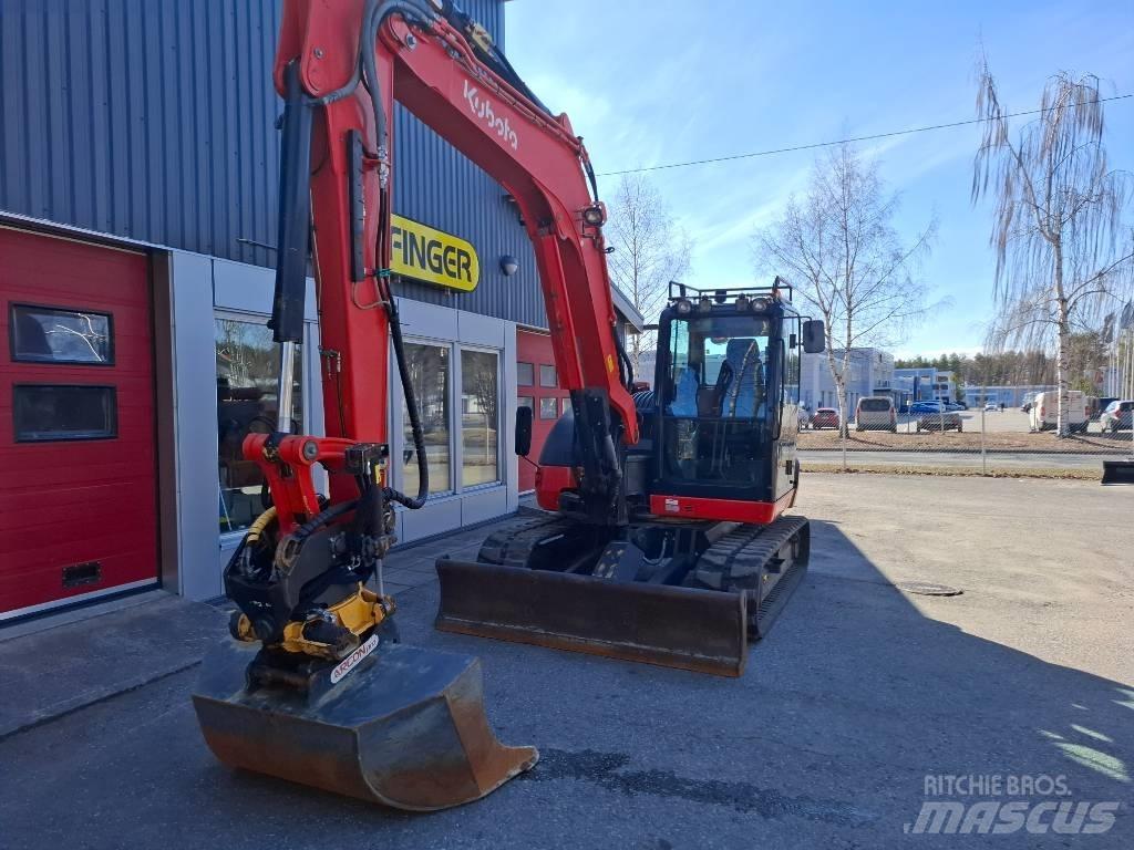 Kubota KX 080-4 Midi rýpadlá 7 t - 12 t