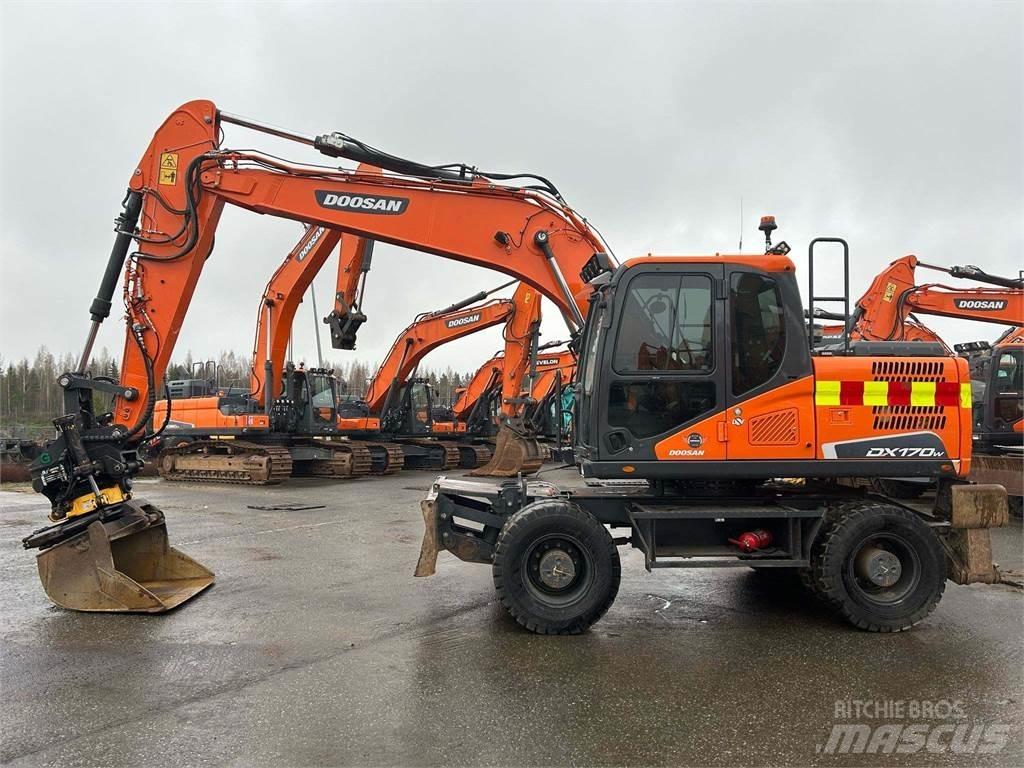 Doosan DX170W-5 Pásové rýpadlá