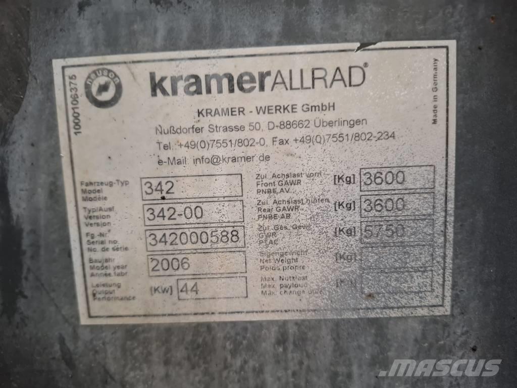 Kramer 380  *** Tarjous *** Kolesové nakladače