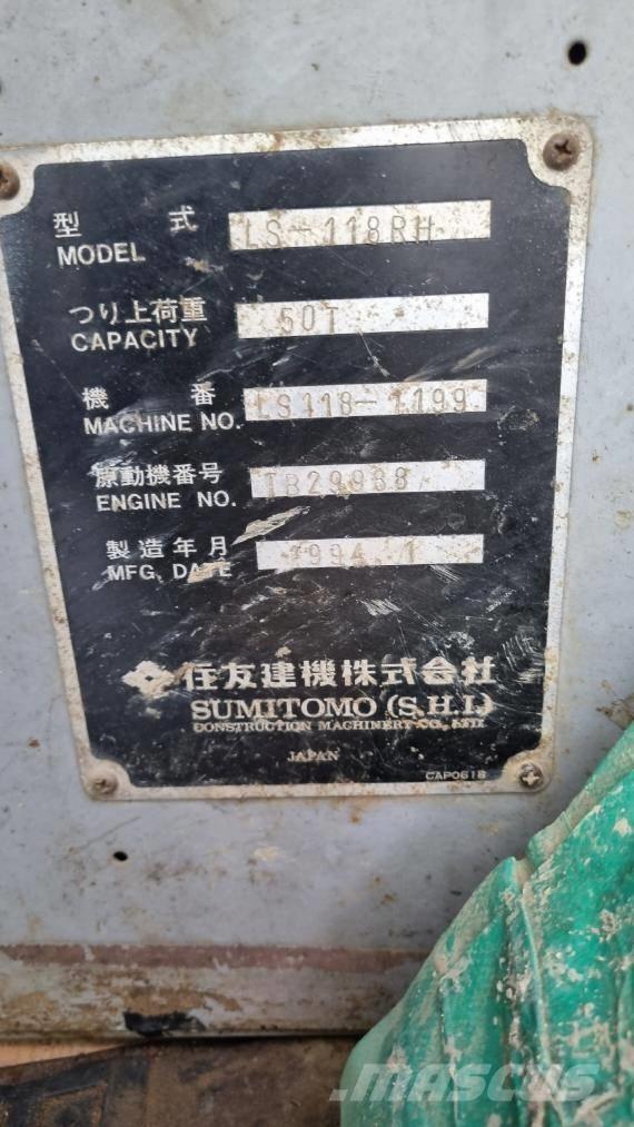 Sumitomo LS118RH5 Pásové žeriavy