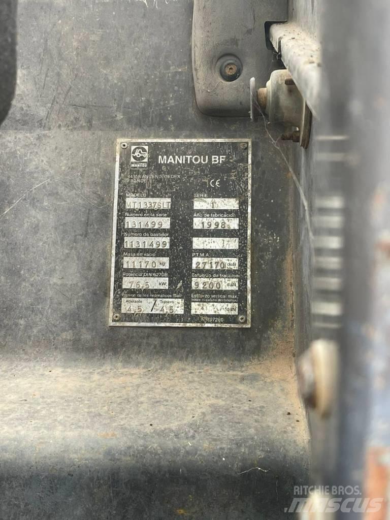 Manitou MT 1337 SL T Teleskopické manipulátory