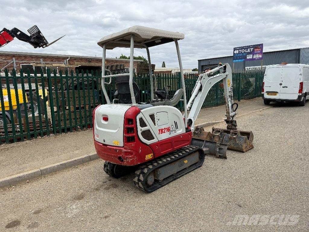 Takeuchi TB 216 Mini rýpadlá < 7t