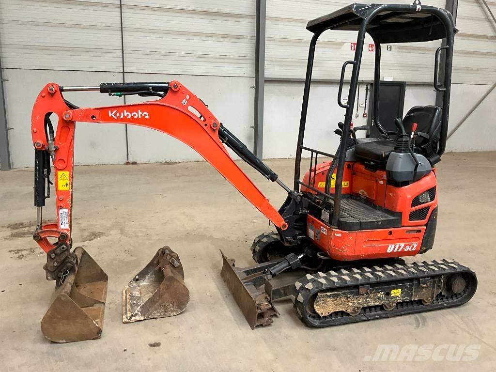 Kubota U 17-3 A Mini rýpadlá < 7t