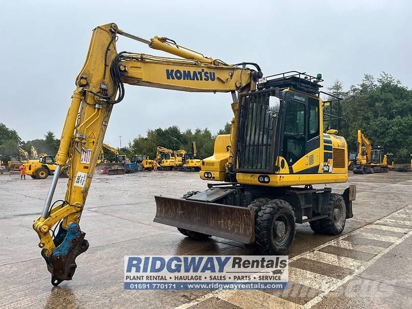 Komatsu PW 160 Kolesové rýpadlá