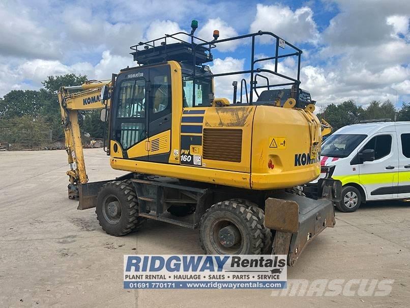 Komatsu PW 160 Kolesové rýpadlá