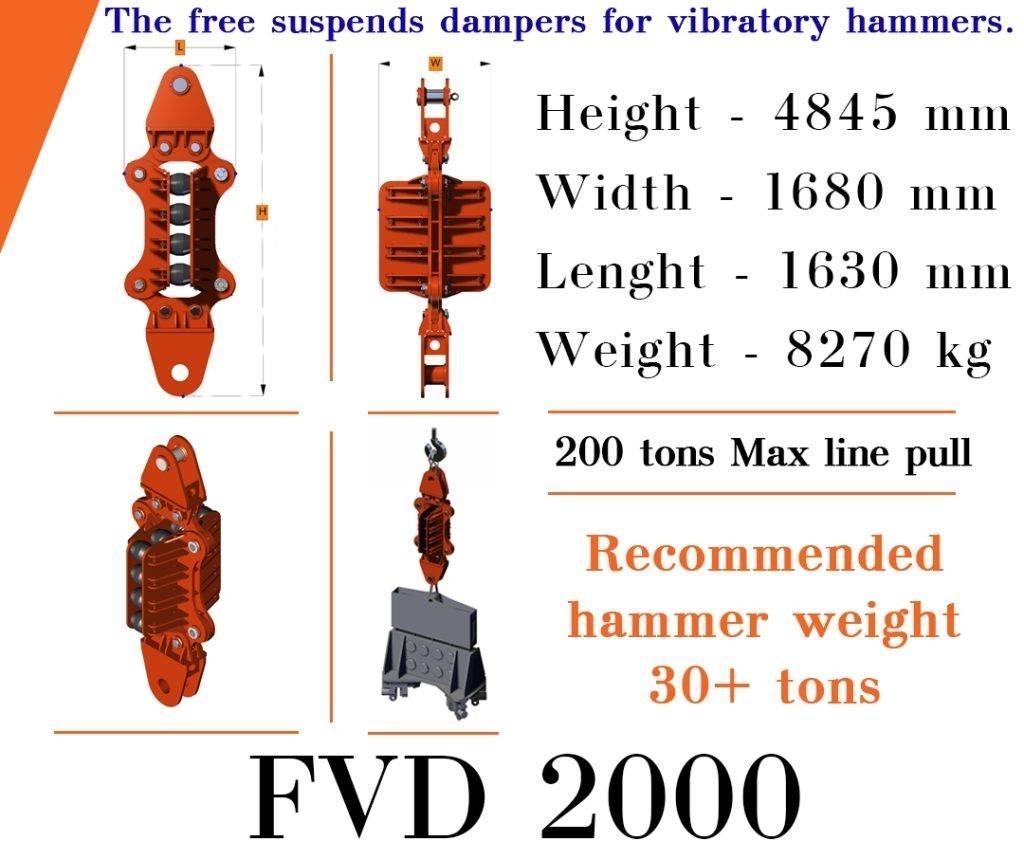  Finaros FVD 2000 Hydraulické baranidlá na zatĺkanie pilotov