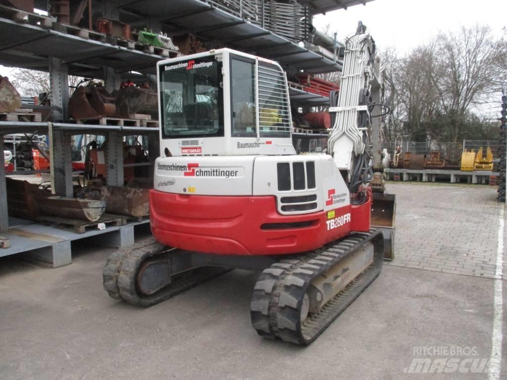 Takeuchi TB 280 FR Midi rýpadlá 7 t - 12 t