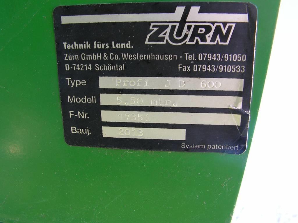 Zürn Profi 600 Kombajnove hlavice