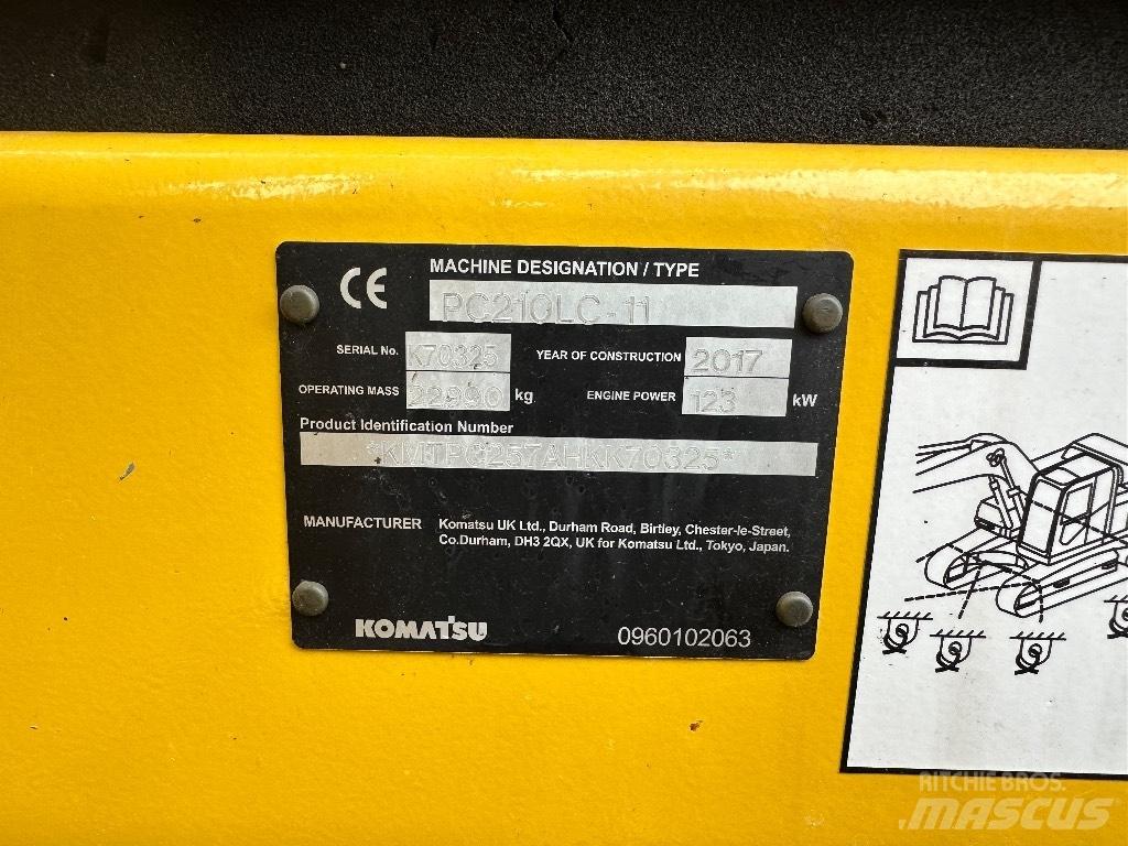 Komatsu PC 210 LC-11 Pásové rýpadlá