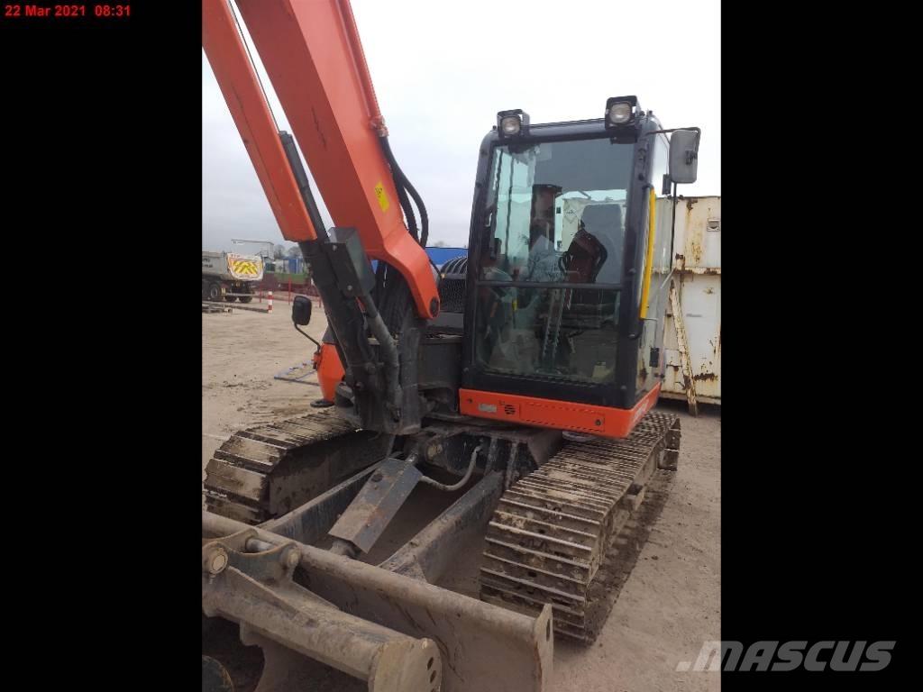 Kubota KX 080-4 Midi rýpadlá 7 t - 12 t