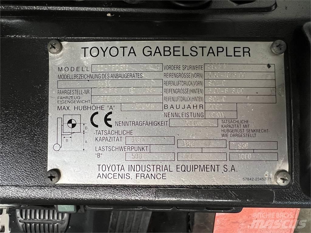 Toyota 02-7FDF15 Dieselové vozíky