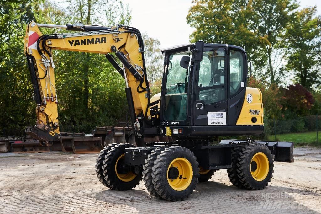 Yanmar B 75 W Kolesové rýpadlá