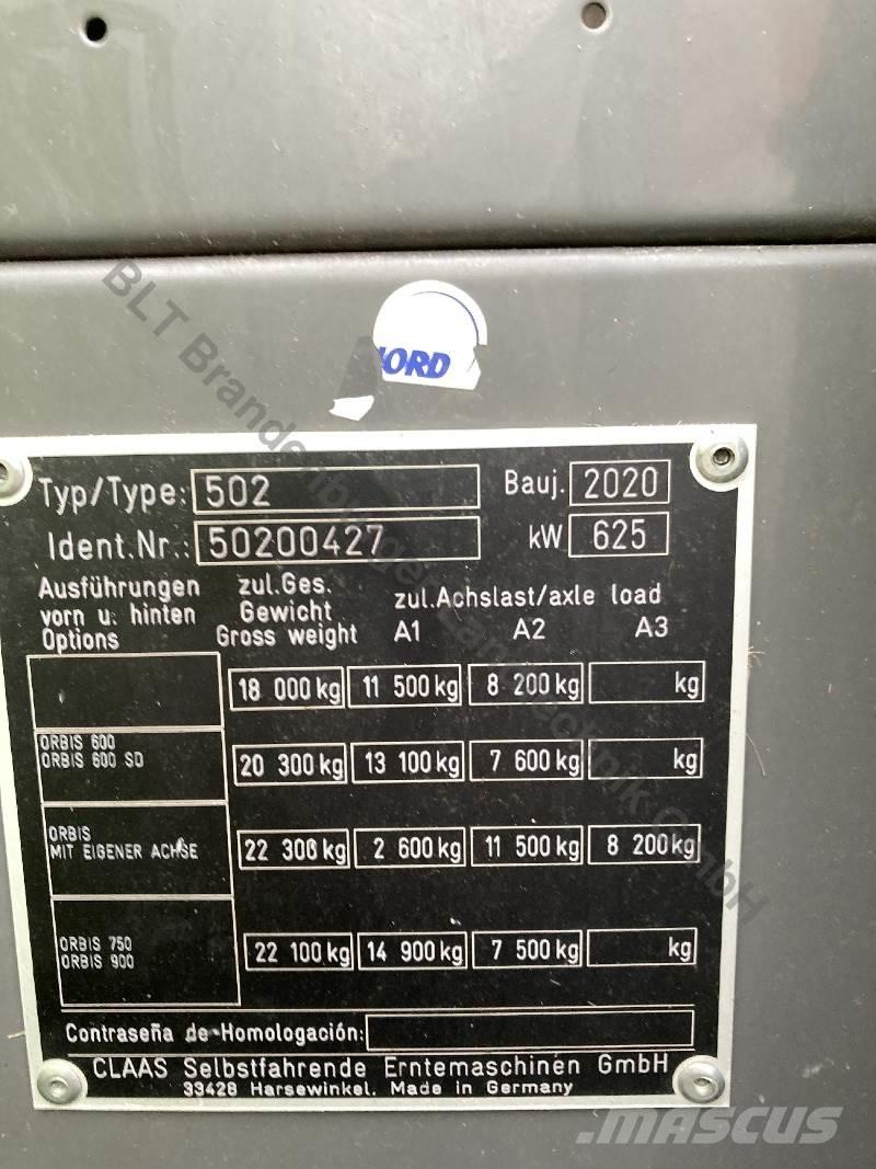 CLAAS Jaguar 980 Žacie rezačky