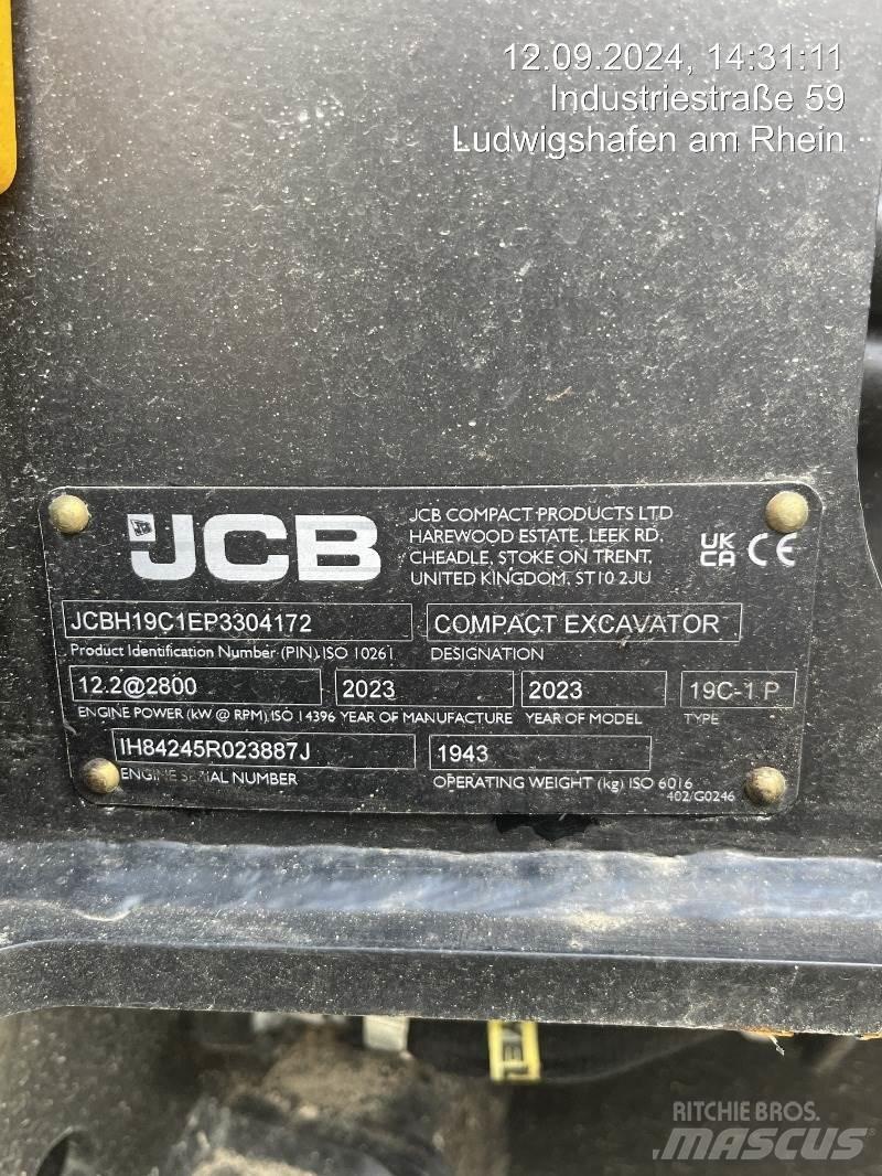 JCB 19C-1 Mini rýpadlá < 7t