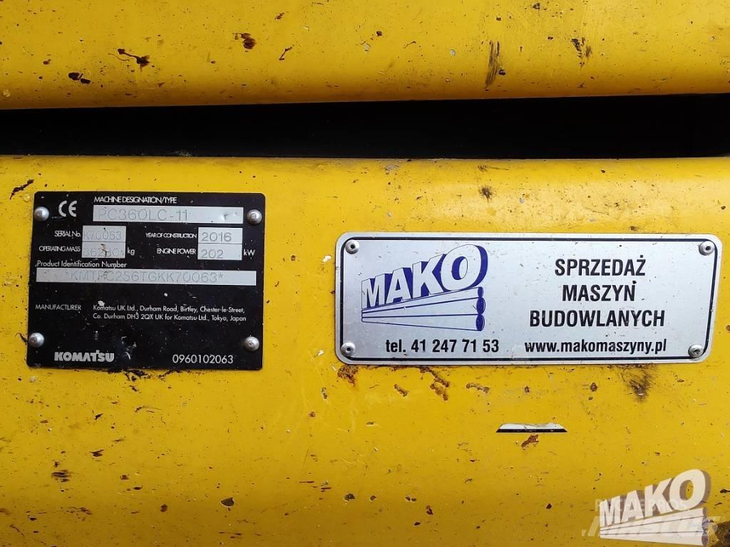 Komatsu PC 360 Pásové rýpadlá