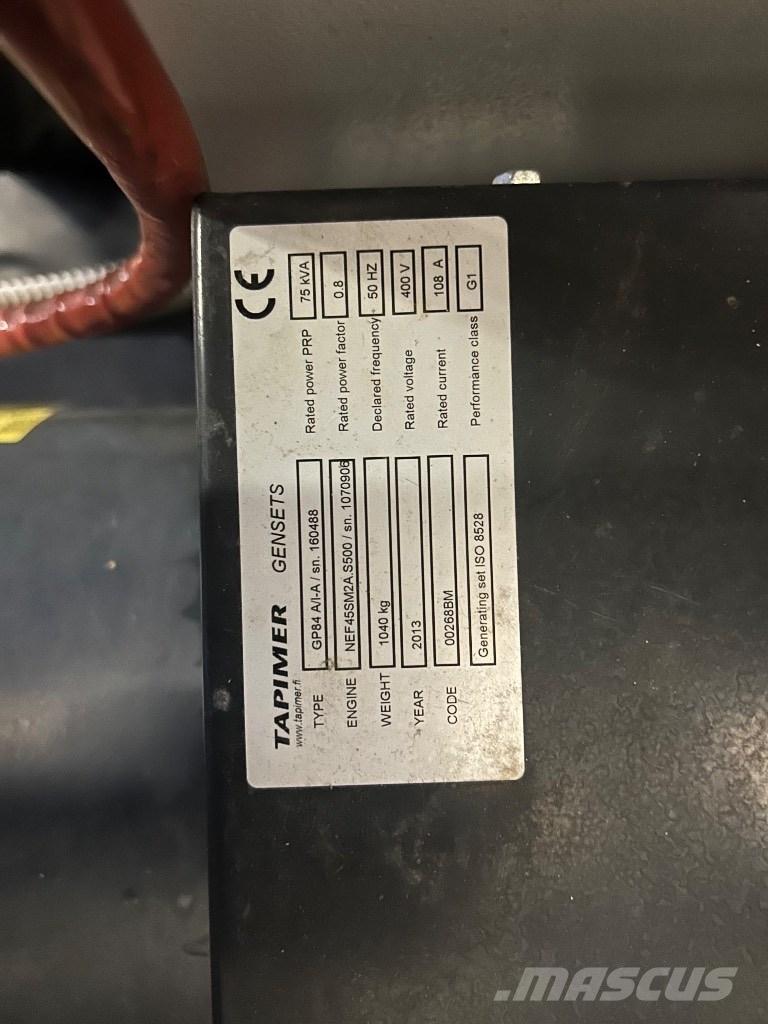 Genset GP84 75KVA Naftové generátory