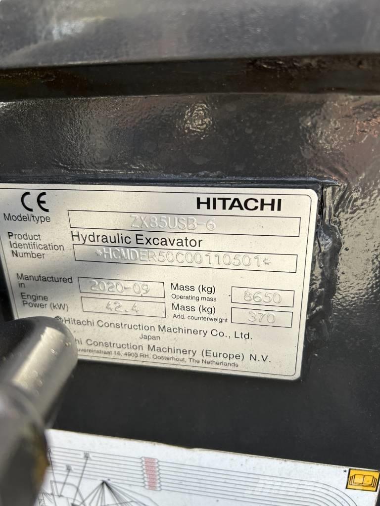 Hitachi ZX 85 US B Midi rýpadlá 7 t - 12 t