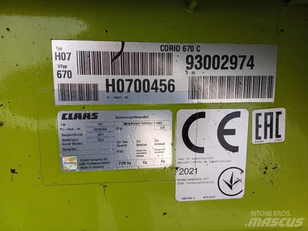 CLAAS Corio Príslušenstvo a náhradné diely ku kombajnom