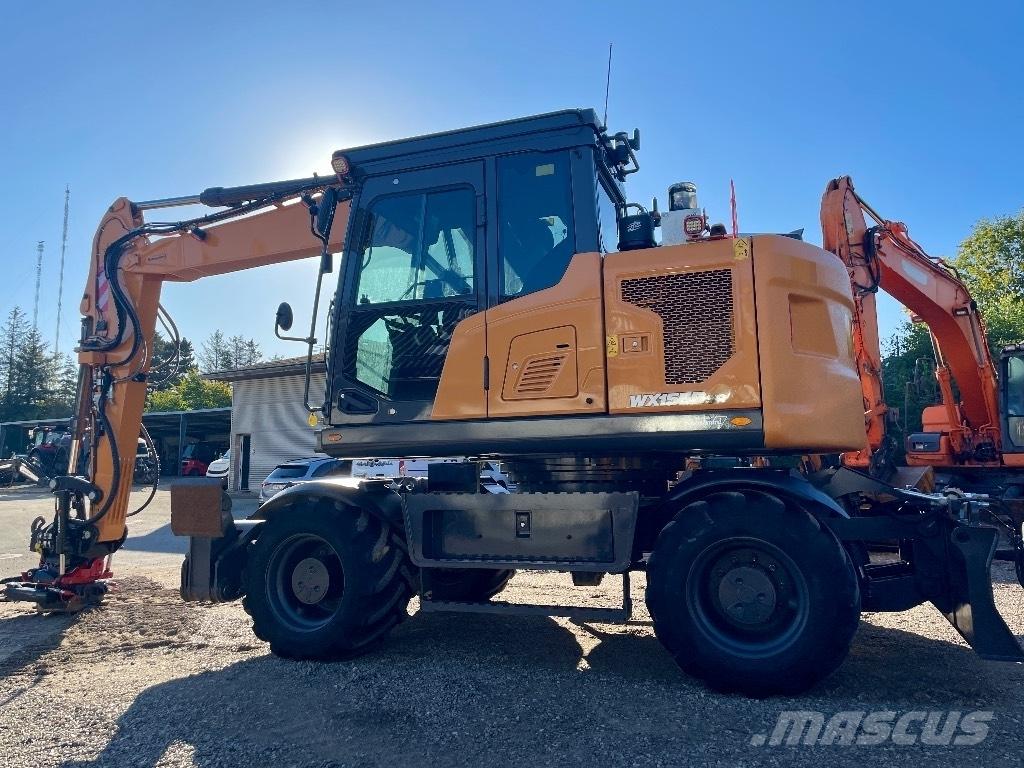 CASE WX 155 ESR Kolesové rýpadlá