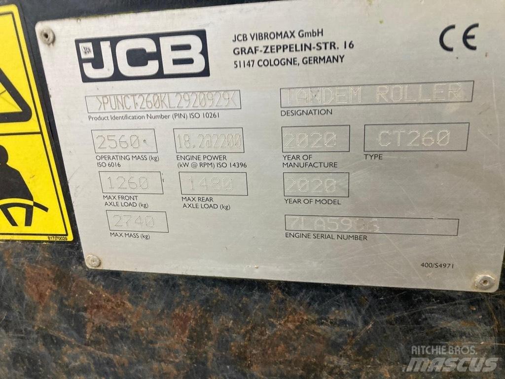 JCB CT 260-120 Tandemové valce