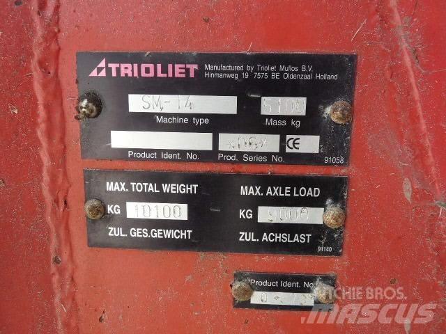 Trioliet SM-14 Kŕmidlá, kŕmne žľaby