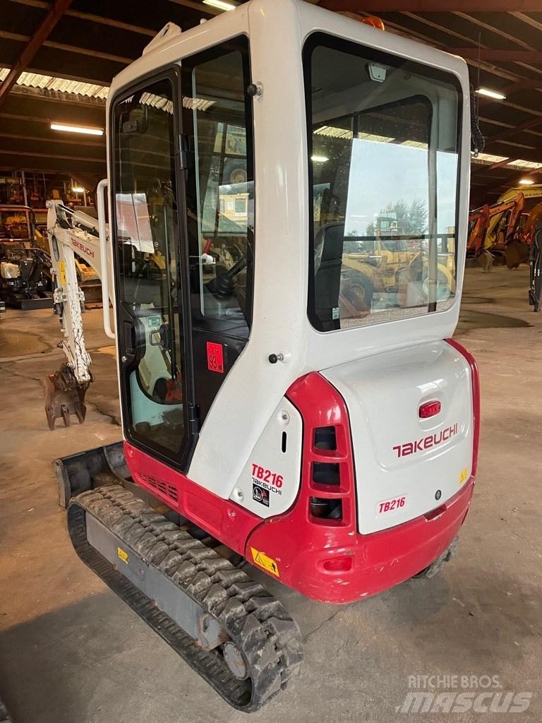 Takeuchi TB216 Mini rýpadlá < 7t
