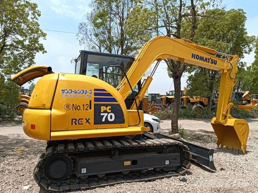 Komatsu PC 70 Pásové rýpadlá