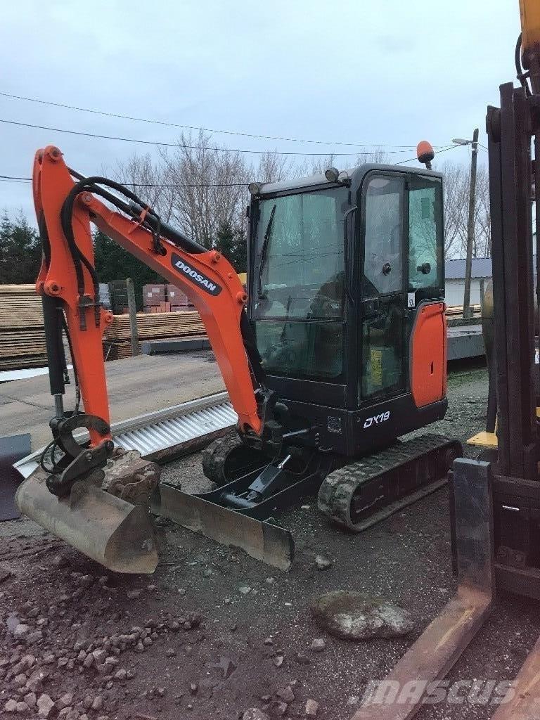 Doosan DX 19 Mini rýpadlá < 7t