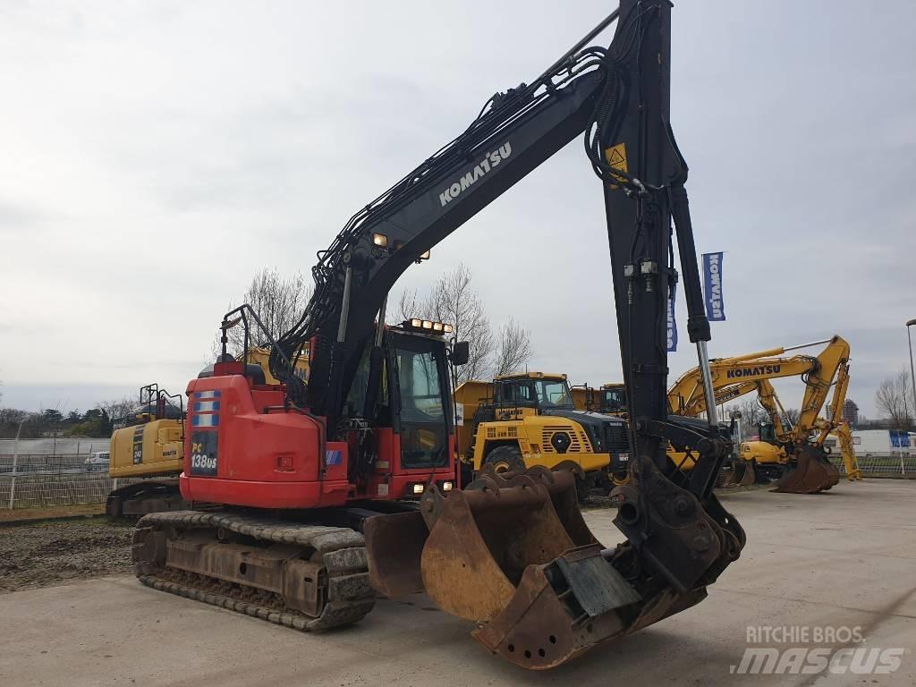 Komatsu PC138US-11 Pásové rýpadlá