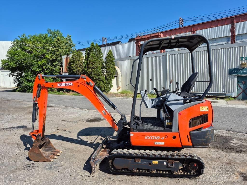Kubota KX 018-4 Mini rýpadlá < 7t