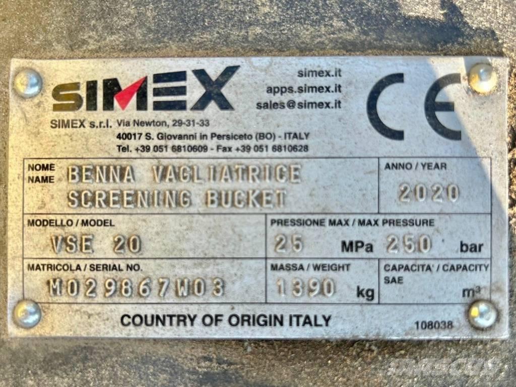 Simex VSE20 Preosievacie lopaty