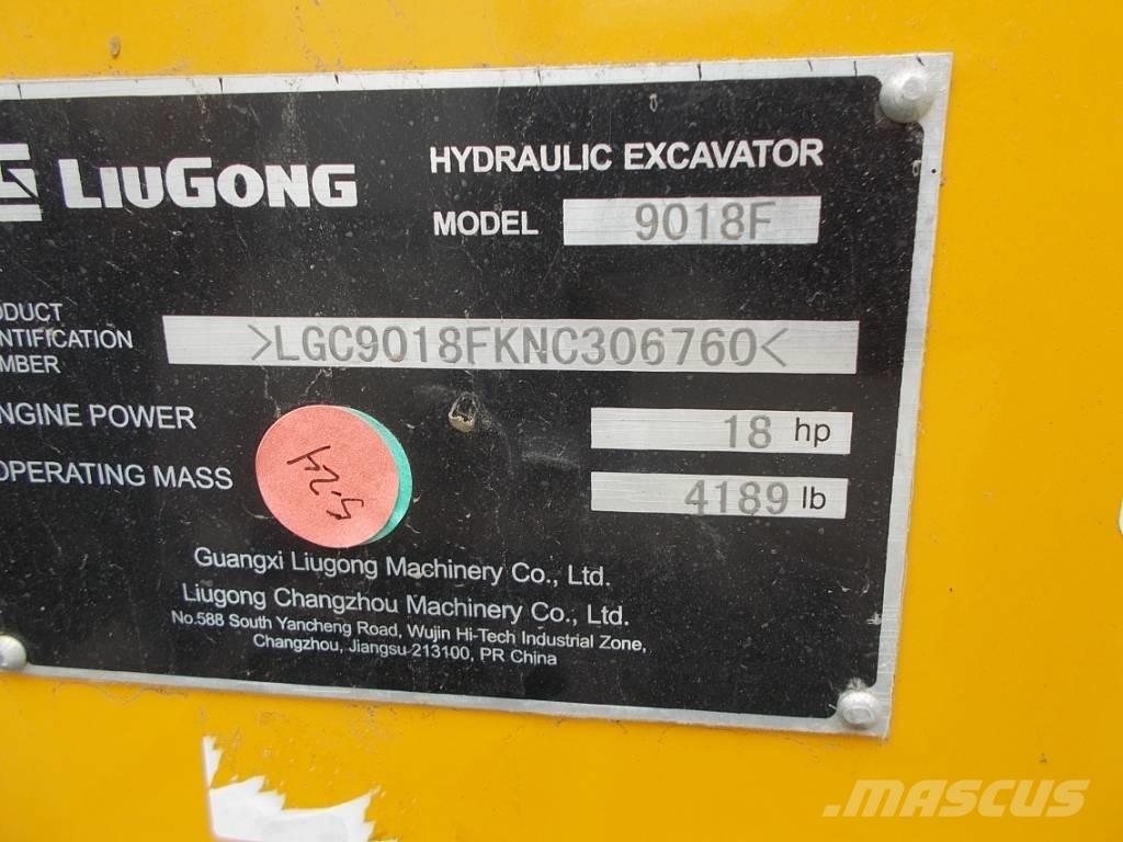 LiuGong 9018 F Mini rýpadlá < 7t