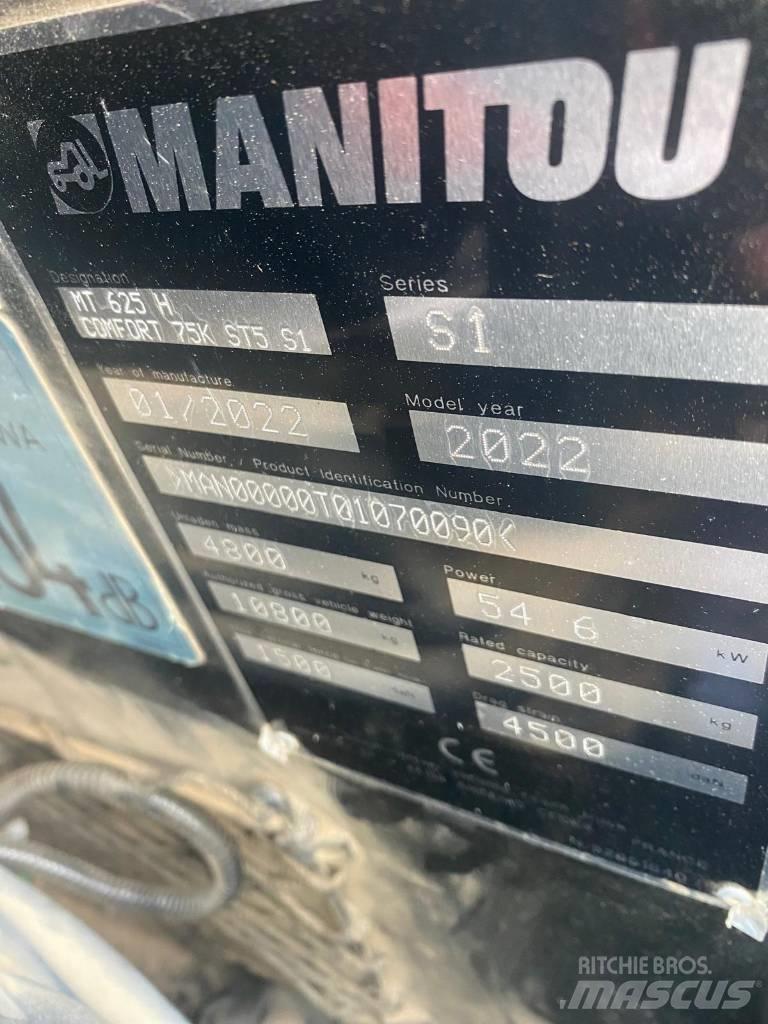 Manitou MT 625 H Teleskopické manipulátory