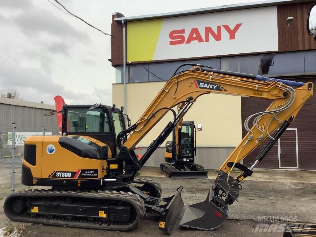 Sany SY80U Midi rýpadlá 7 t - 12 t