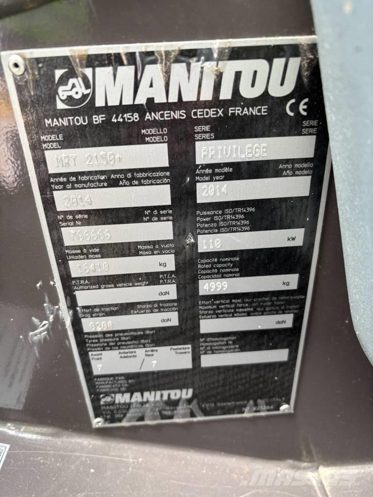Manitou MRT 2140+ Teleskopické manipulátory