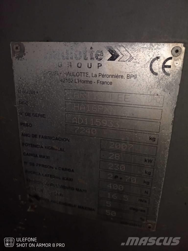 Haulotte HA 16 PX NT Kĺbové plošiny