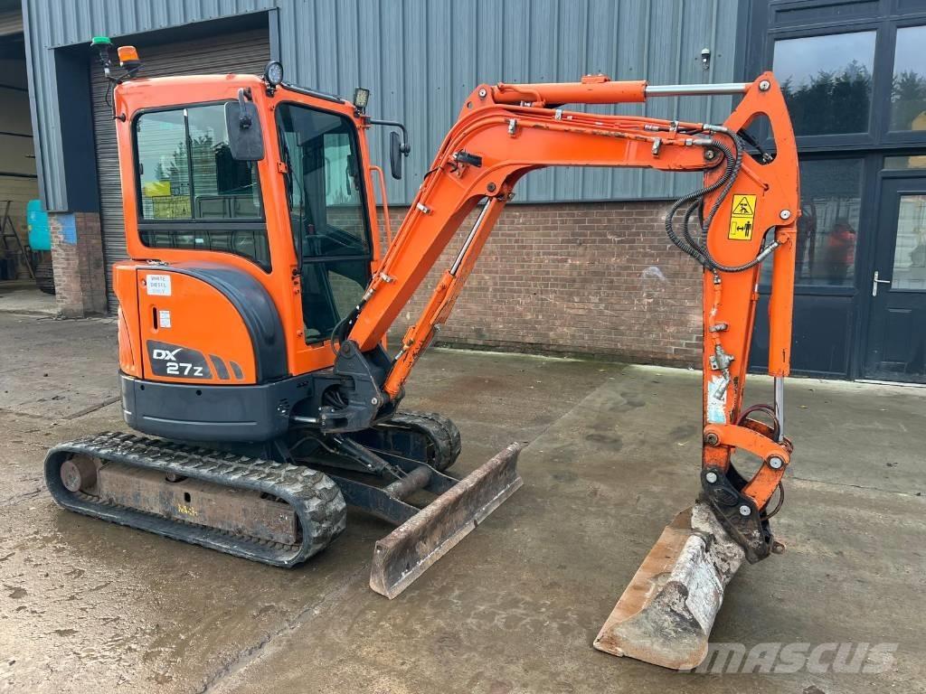 Doosan DX 27 Z Mini rýpadlá < 7t