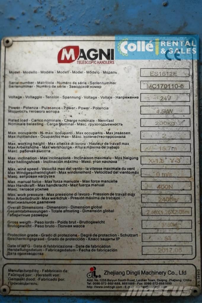 Magni ES 1612 E | 2017 Nožnicové zdvíhacie plošiny