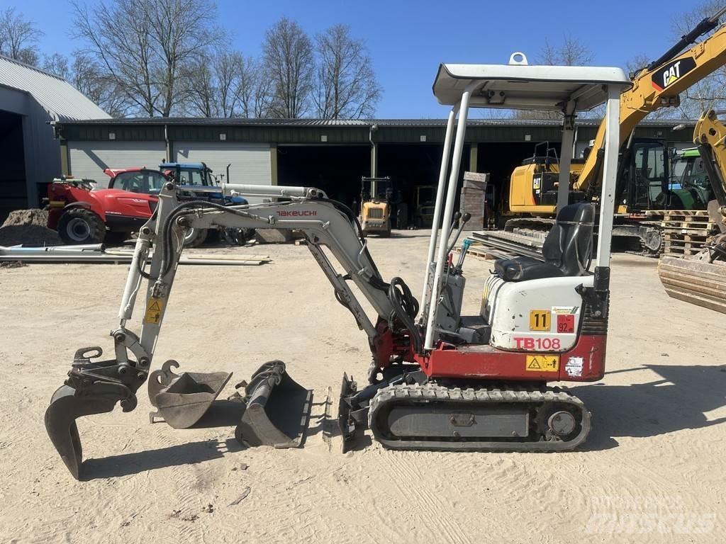 Takeuchi TB108 Mini rýpadlá < 7t